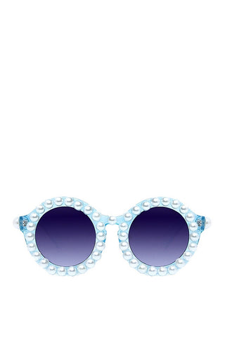 ROUND PEARL SUNGLASSES - langshop